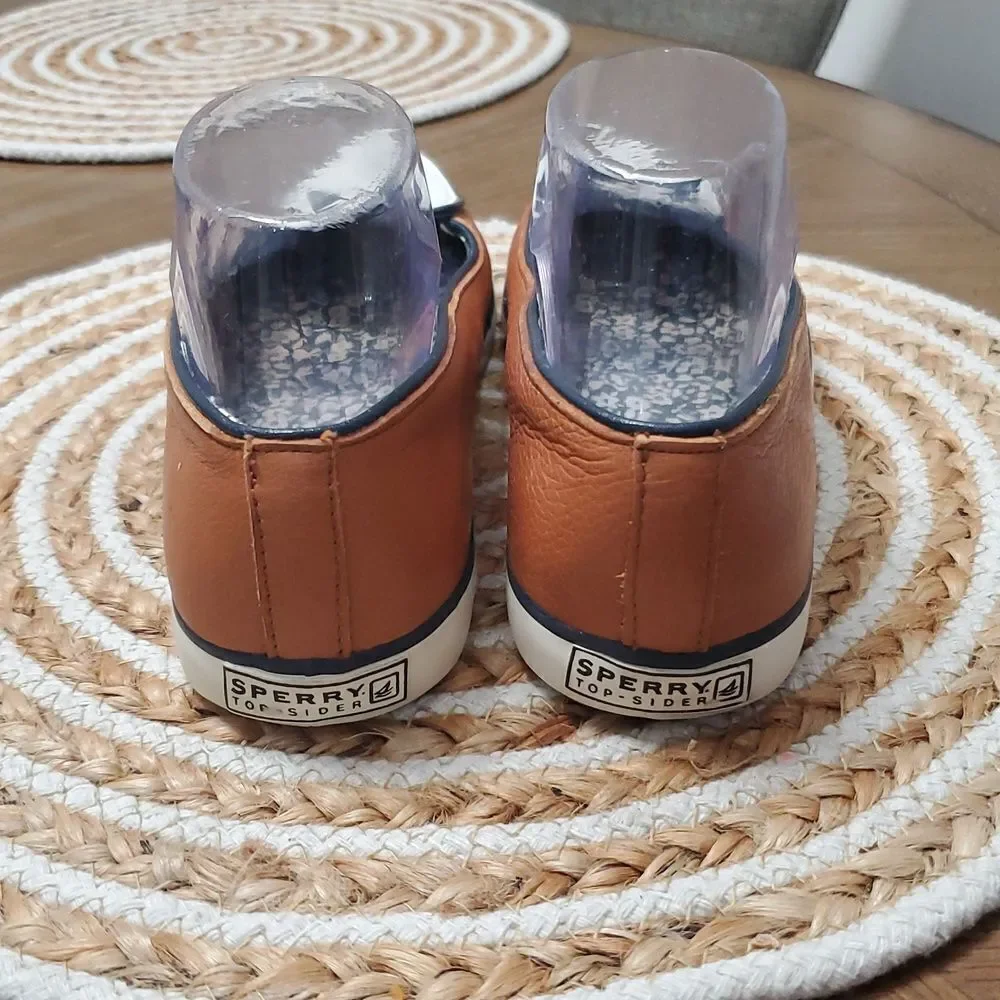 Sperry Top Sider Leather Shoes Size 8 Women's Loafers Patent Round Toe